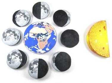 NewPath Learning NewPath Phases of The Moon 3D Paper Model Making Kit - Individual Student Edition (17-7821