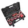 TEXALAN(RRatchet Pipe Threader Kit Ratcheting Pipe Threading Tool Set w/ 6 Dies 1/4", 3/8", 1/2", 3/4", 1", 11/4