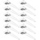 Sunco Lighting Sunco 12 Pack LED Shop Lights 4FT, Plug in Linkable, White, 40W=150W