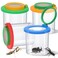 Coopay 4 Pieces Magnifying Insect Box - Bug Viewer, Critter Insect Cage, Container, Bug Catcher Cage, Jar Collecting Kit for Children, Kids Science Nature Exploration Tools