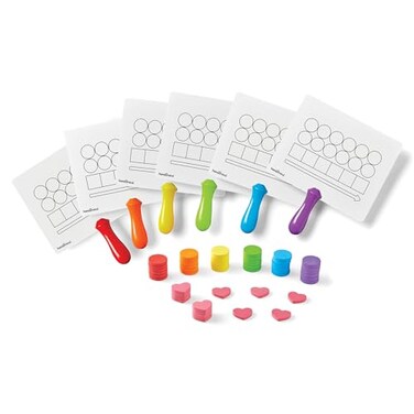 hand2mind Elkonin Box Magnetic Answer Board, Set of 6