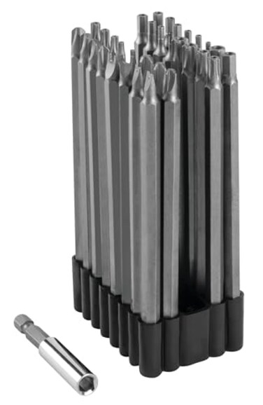 Titan 16533 33-Piece 5-Inch Security Bit Set