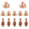 Vaphy 5pcs 120573 Electrode 5pcs 120826 Nozzle Tip 2pcs 120828 Shield