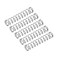 uxcell Compression Spring, 5Pcs 304 Stainless Steel, 5mm OD, 0.5mm Wire Size, 25mm Free Length, Silver Tone