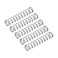 uxcell Compression Spring, 5Pcs 304 Stainless Steel, 5mm OD, 0.5mm Wire Size, 25mm Free Length, Silver Tone