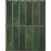 Smart Tiles Peel and Stick backsplash, Stacked Forest Green, 11.43"x9