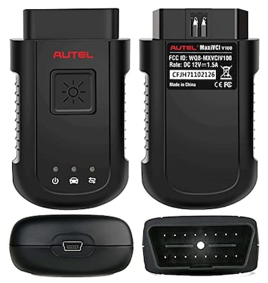 Autel MaxiVCI V100 Bluetooth Vehicle Communication Interface OBD Scanner Comprehensive Diagnostics Work with MS906BT, MK906BT, MS906TS, MK908, MS908, MS908S Pro, MS908 Pro, MK908P, MaxiSYS Elite