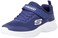 Skechers Kids Boys Dynamatic Sneaker, Navy, 1.5