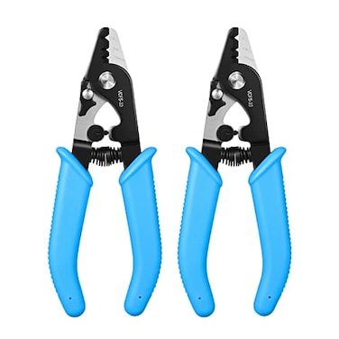 Duogalia 2PC VCFS-33 Fiber Optic Stripper with Hex Key for Fine Adjustments (Blue