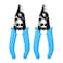 Duogalia 2PC VCFS-33 Fiber Optic Stripper with Hex Key for Fine Adjustments (Blue