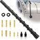 BFXM Black Spiral Bending Antenna, 7 Inch Waterproof Car Rubber Antennas