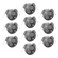 Maxxima 20.3 cu. in. New Work PVC Ceiling Electrical Junction Box,10-Pack