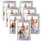 Giftgarden 5x7 Picture Frame Silver Set of 7, Multi Modern 5 x 7 Silver Frames for Wall or Tabletop Display