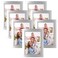 Giftgarden 5x7 Picture Frame Silver Set of 7, Multi Modern 5 x 7 Silver Frames for Wall or Tabletop Display