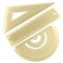 Cionyce 3 Pack Brass Mini Ruler Set