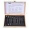 YWBL-WH 10Pcs Thread Plug Gages Double End Through Stop Hand Measurement Tool (Metric Thread