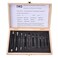 YWBL-WH 10Pcs Thread Plug Gages Double End Through Stop Hand Measurement Tool (Metric Thread