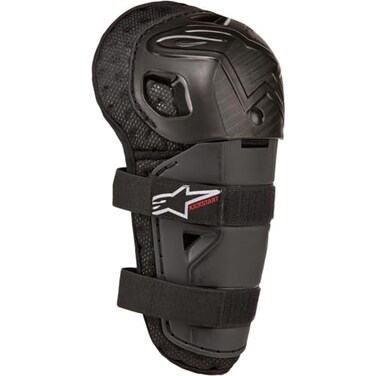 Alpinestars Bionic Action Kickstart Knee Guard, One Size, Black/Red