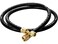 Fieldpiece Hose, 5 ft L, Black, 800 psi, 1 Hose