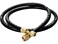 Fieldpiece Hose, 5 ft L, Black, 800 psi, 1 Hose
