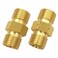 Joywayus Brass Oxygen and Acetylene Connector 9/16-18 Threads B Size Set