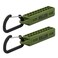 Railer 2pc 20 Hole Bit Holder Storage Organizer Set with Carabiner Belt Clips