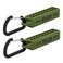 Railer 2pc 20 Hole Bit Holder Storage Organizer Set with Carabiner Belt Clips