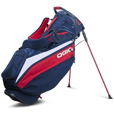 OGIO Golf Silencer Stand Bag (Red/White/Blue