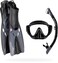 Cressi Adventure Set, Black/Graphite, L/XL