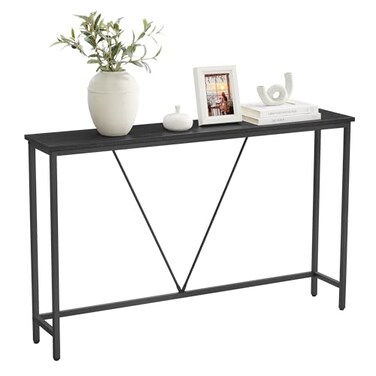 VASAGLE 47.2 Inches Console Sofa Table, Narrow Entryway Table