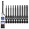WORKPRO 10PCS Security Torx Screwdriver Bit Set, 1/4&rdquo;S2 Steel Tamper Proof