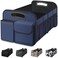Femuar Car Trunk Organizer, Collapsible, Waterproof, Non-Slip, Blue, 52L, 5 Compartments, Rectangular, Portable, Practical/Functional