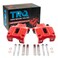 TRQ Rear Performance Brake Caliper Set Red