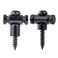 Guyker Guitar Roller String Retainers(Set of 2– String Guide, Strings Trees Replacement Part for Electric Guitars, SR1 Black