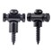 Guyker Guitar Roller String Retainers(Set of 2– String Guide, Strings Trees Replacement Part for Electric Guitars, SR1 Black