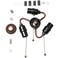 Bieye SC02 E26 3-Light Socket Cluster with Pull Chains, Brown