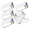 Kanayu 12 Pcs Clear Triangular Prism Optical Glass,2.5 Inch