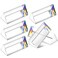 Kanayu 12 Pcs Clear Triangular Prism Optical Glass,2.5 Inch