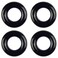 Miokun 4 Pack Golf Club Weights Golf Weight Rings (Black