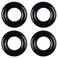 Miokun 4 Pack Golf Club Weights Golf Weight Rings (Black
