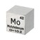 PATIKIL Molybdenum Cube, 10mm Mo-Density Cube High Density Element Cube Unique Metal Cube Periodic Table of Elements Collections Lab Experiment Teacher Scientific Classes