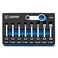Capri Tools 3/8 in. Drive Torque Adapter Set, 12-Point Box End, 1/4 to 3/4 in., SAE, 9-Piece with Mechanic's Tray