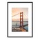 KINLINK A1 Picture Frame, Black Solid Wood Frame with Acrylic Plexiglass for Pictures A2 with Mat or A1 without Mat, Wall Mounting Display Photo Frame 1 Pack