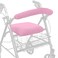 Top Glides Universal Rollator Walker Seat and Backrest Covers (Pink