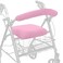 Top Glides Universal Rollator Walker Seat and Backrest Covers (Pink
