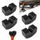 Donext 3 Ton Jack Stand Pad Adapter, Rubber Frame Rail Protector 4 Pack