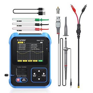 FNIRSI DSO-TC3 3-in-1 Oscilloscope 500KHz Bandwidth 10MSa/s Sampling Rate