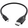Cable Matters 48Gbps 8K Micro HDMI to HDMI 2.1 Cable, 1ft