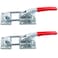 MOUYAT 2 Pack Heavy Duty Toggle Clamp, 7480Lbs Capacity Pull Toggle Latch Clamp with Adjustable Threaded U Bolt, 40380 Self Lock Toggle Clamp Tool for ToolBox Case