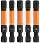 Railer 5pc 6mm Hex Bit Set 2 Inch S2 Steel Impact Allen Wrench Screwdriver Bits